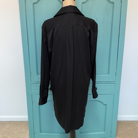 NWT Lauren Ralph Lauren Twill Lace Up Dress. Size 10 - Picture 3 of 7